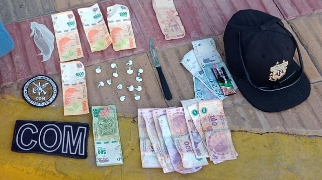 Villa Angela: Los uniformados secuestraron 7,9 gramos de cocaína