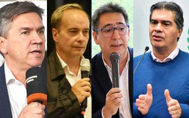 Los candidatos que compiten por la gobernación cierran sus campañas de cara a los comicios del domingo