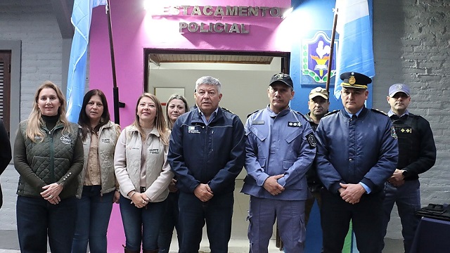CAMPO DEL CIELO YA CUENTA CON DESTACAMENTO POLICIAL, GUARDIA PERMANENTE Y OCHO C&Aacute;MARAS DE VIGILANCIA