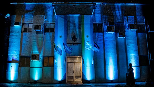 La Legislatura se iluminó de azul turquesa en adhesión al Día Mundial de la Diabetes