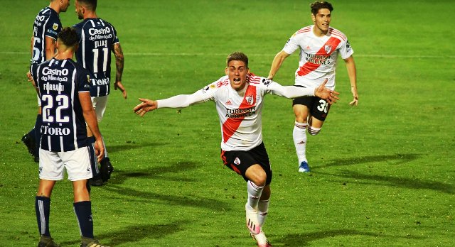 Liga Profesional: Con un tanto del juvenil Girotti, River se impuso sobre Godoy Cruz en Mendoza