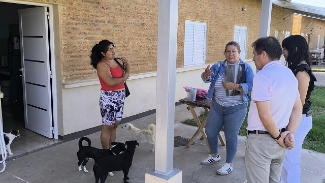 Presidencia Roca: IPDUV y el programa &Ntilde;achec realizaron relevamiento a familias adjudicatarias 