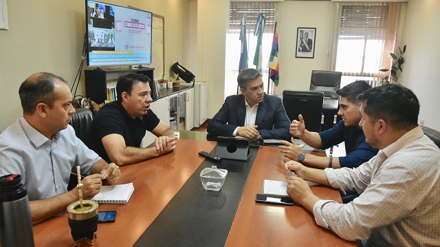 Casa de Gobierno: Zdero recibió al Intendente de Miraflores, Rafael Frías