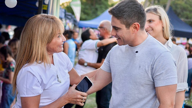 El Diputado Provincial electo, Julio Ferro, agradeció personalmente a la gente, tras el respaldo en las elecciones