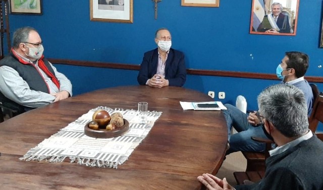 El Intendente Papp coordinó trabajos con el Director del Hospital "Salvador Mazza" 