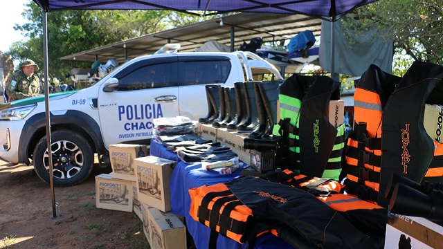Chaco refuerza la seguridad y la asistencia ante la crecida de los R&iacute;os con equipamiento y embarcaciones 