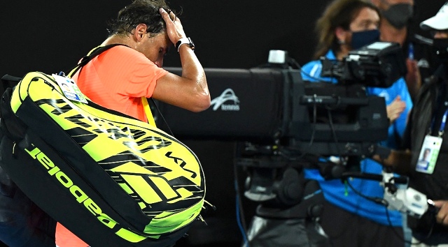 "Rafa" Nadal fue eliminado del Abierto de Australia por el griego Tsitsipas