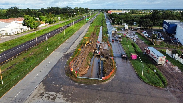 El Gobierno Provincial consolida Obras Complementarias de Desag&uuml;es en la zona norte de Resistencia 