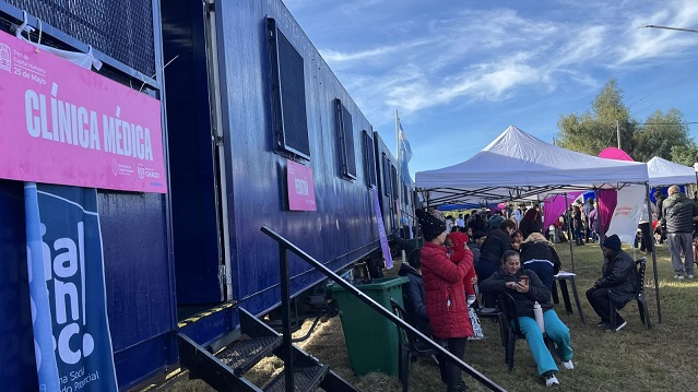 Tren 25 de Mayo: Tercera semana consecutiva de atención y servicios en el Chaco