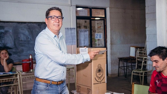 Votó Gustavo en el Barrio San Cayetano y aseguró que “El Frente CER estará en la segunda vuelta el 8 de octubre”