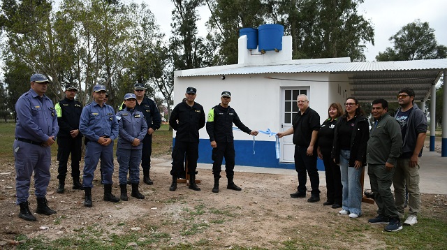 VILLA ANGELA: INAUGURACIÓN DE LA NUEVA OFICINA DE POLICÍA CAMINERA EN EL CAMPING MUNICIPAL “DR. HUGO CARLOS ARECE”