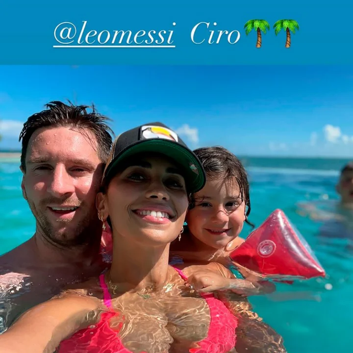 La familia Messi en sus merecidas vacaciones