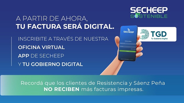 Secheep avanza con la implementación de la factura digital en toda la provincia 