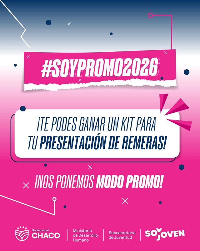Se lanzó “Soy Promo 2026”: Una competencia para las pre promos del Chaco 