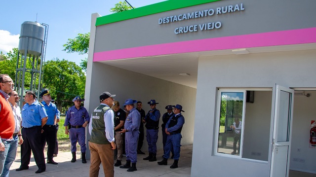 Matkovich supervis&oacute; el nuevo Destacamento Rural Cruce Viejo, que ser&aacute; inaugurado pr&oacute;ximamente