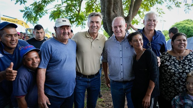 M&aacute;s Conectividad y Desarrollo: Contin&uacute;an las obras de pavimento en Campo Largo 