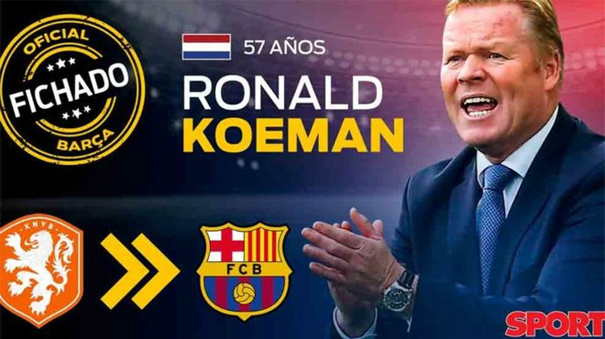 Koeman fue presentado con el Barcelona y pide por Messi (Video)