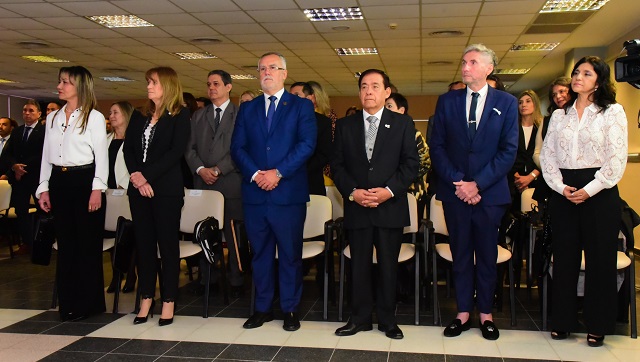 Acto en el Edificio de Tribunales: Superior Tribunal de Justicia presente en juramento de Claudia Fernández como jueza del STJ de Formosa