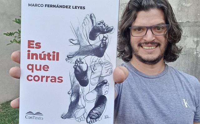 “Es inútil que corras”, nuevo libro de Marco Fernández Leyes, será presentado el 30 de septiembre a las 18