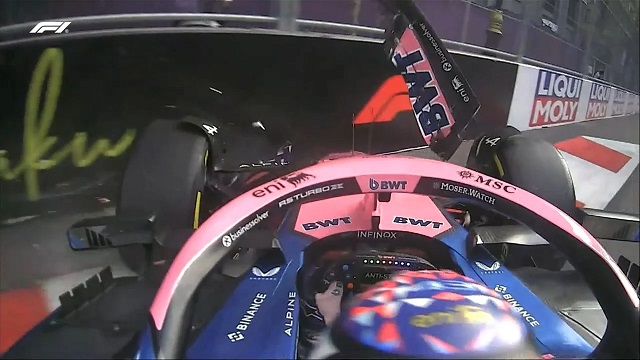 Colapinto volvió a chocar en una clasificación y largará 16° en el GP de Azerbaiyán