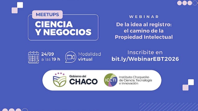 EL ICCTI INVITA A UN WEBINAR SOBRE PROPIEDAD INTELECTUAL PARA IMPULSAR PROYECTOS INNOVADORES