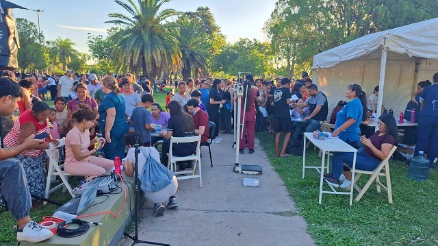 Exitosa Jornada de vacunaci&oacute;n y controles escolares en Las Bre&ntilde;as 