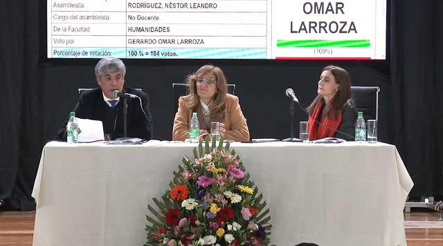 Omar Larroza fue electo rector de la Universidad Nacional del Nordeste