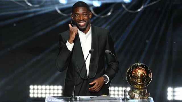 Balón de Oro: Ousmane Dembélé ganó el premio a mejor jugador de la temporada
