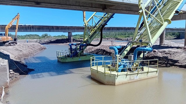 Puerto Lavalle: Sameep realiza tareas de mantenimiento en la planta potabilizadora 