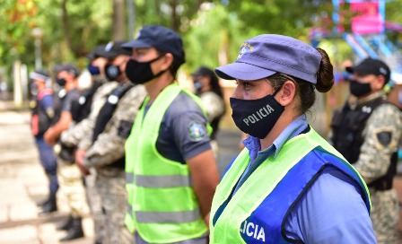 Covid-19: Presentaron Unidad Policial para garantizar el cumplimiento de medidas de bioseguridad en las calles 