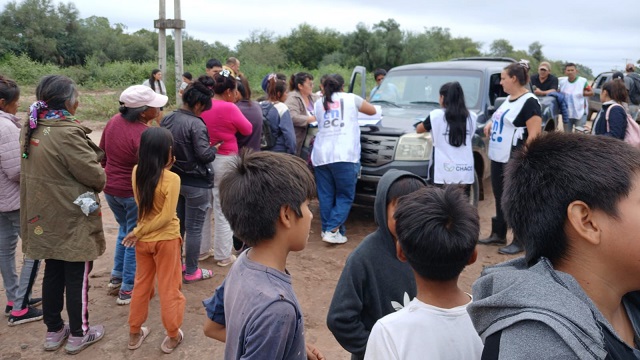 Miraflores: Asistencia y acompa&ntilde;amiento del Gobierno Provincial a las familias damnificadas 