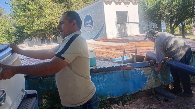 Sameep realizó trabajos de limpieza y desinfección de cisternas en San Bernardo