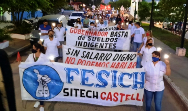 Por decisión del 90% de las localidades, Fesich Sitech Castelli "reprograma el plan de lucha"