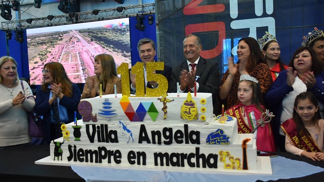 Villa Angela festejo su 115° Aniversario con un emotivo discurso del Intendente Adalberto Papp 