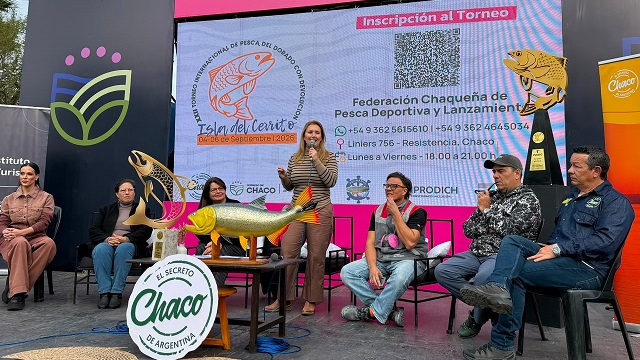 CHACO PRESENT&Oacute; EL TROFEO QUE SER&Aacute; EL NUEVO S&Iacute;MBOLO DEL TORNEO INTERNACIONAL DEL DORADO