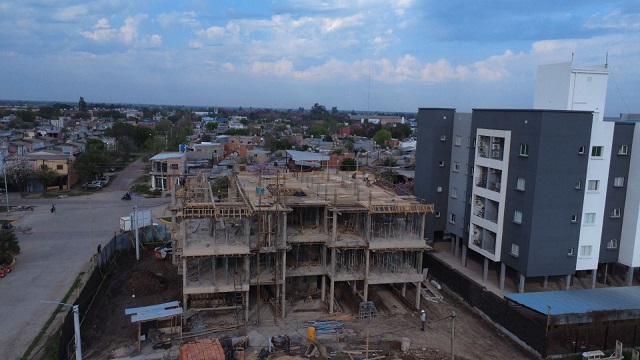 Avanza con firmeza la construcción del edificio Fideicomiso Piacentini en Resistencia 