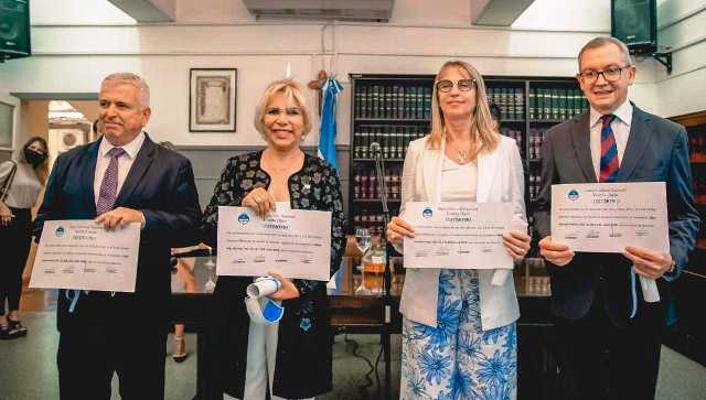 Diputados nacionales electos recibieron su diploma