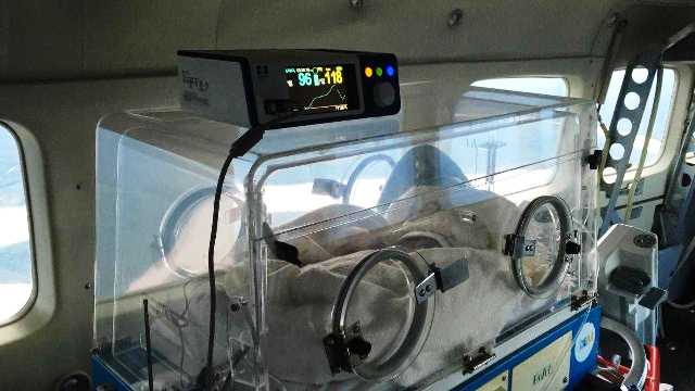 Operativo conjunto entre Chaco y Formosa permitió el traslado de bebé prematuro