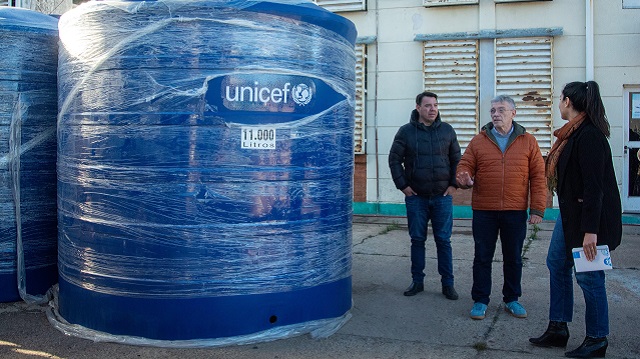 Convenio Chaco-Unicef: Se comenzarán a instalar tanques de agua en el interior Provincial 