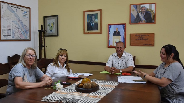 El Intendente Papp se reunió con referentes de Amudoch Delegación Villa Angela en el marco del 40 Aniversario
