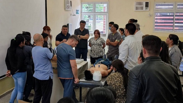 En Taco Pozo: Entrega de nuevos equipos de Telesalud y Capacitación en red sobre infarto 