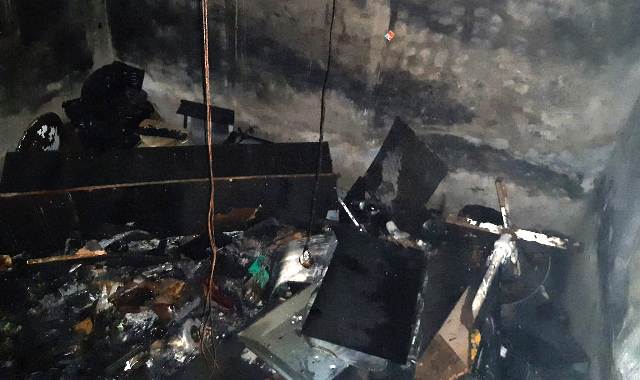 Villa Ángela: Se Incendió un taller de electrónica, solo daños materiales