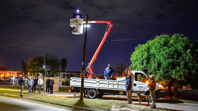 M&aacute;s iluminaci&oacute;n y m&aacute;s seguridad: Secheep ejecut&oacute; importantes mejoras del alumbrado p&uacute;blico en Fontana 