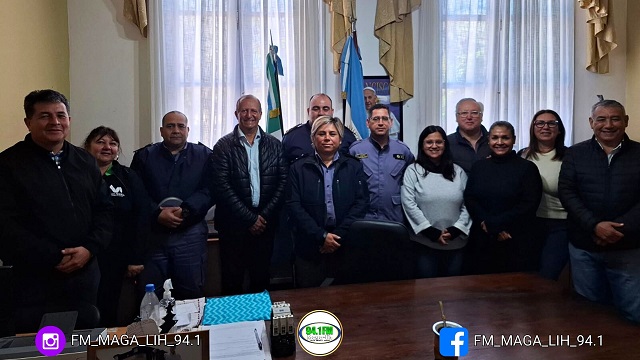 Papp recibió a la nueva Directora de Zona Interior Villa Ángela, Comisario Mayor Ivana Soloaga 