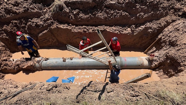 Sameep repar&oacute; el acueducto norte y normaliza el servicio de agua en Resistencia y localidades cercanas 