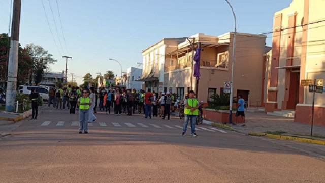 V&iacute;a Crucis Extremo: El Municipio brinda colaboraci&oacute;n y acompa&ntilde;amiento con inspectores de tr&aacute;nsito 