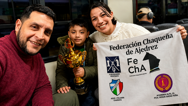Educaci&oacute;n felicita al Chaque&ntilde;o Noah Zalazar, Campe&oacute;n Nacional de Ajedrez, que representar&aacute; a la Argentina en el Mundial Sub-7
