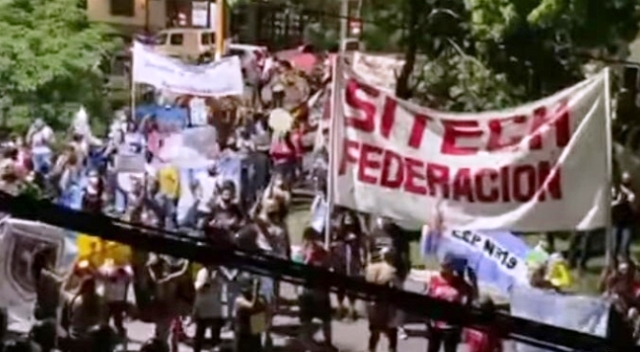 Federación SITECH repudia “el despojo de sueldos efectuado a docentes a través de descuentos por días de paro”