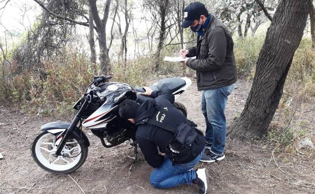 Villa Ángela: Recuperan motocicleta sustraída en Lote 20. los autores se dan a la fuga