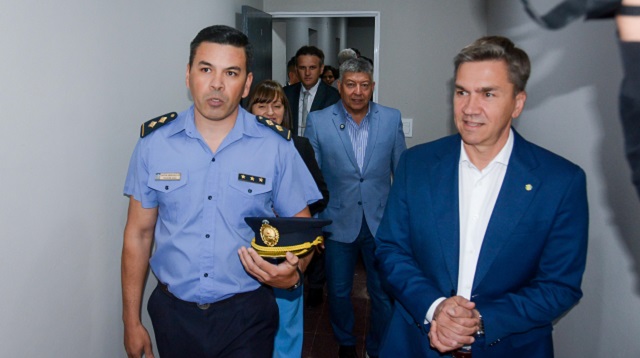 PLAN PROVINCIAL DE SEGURIDAD: EL GOBERNADOR ZDERO INAUGURÓ LA RENOVADA COMISARÍA SEGUNDA DE FONTANA
